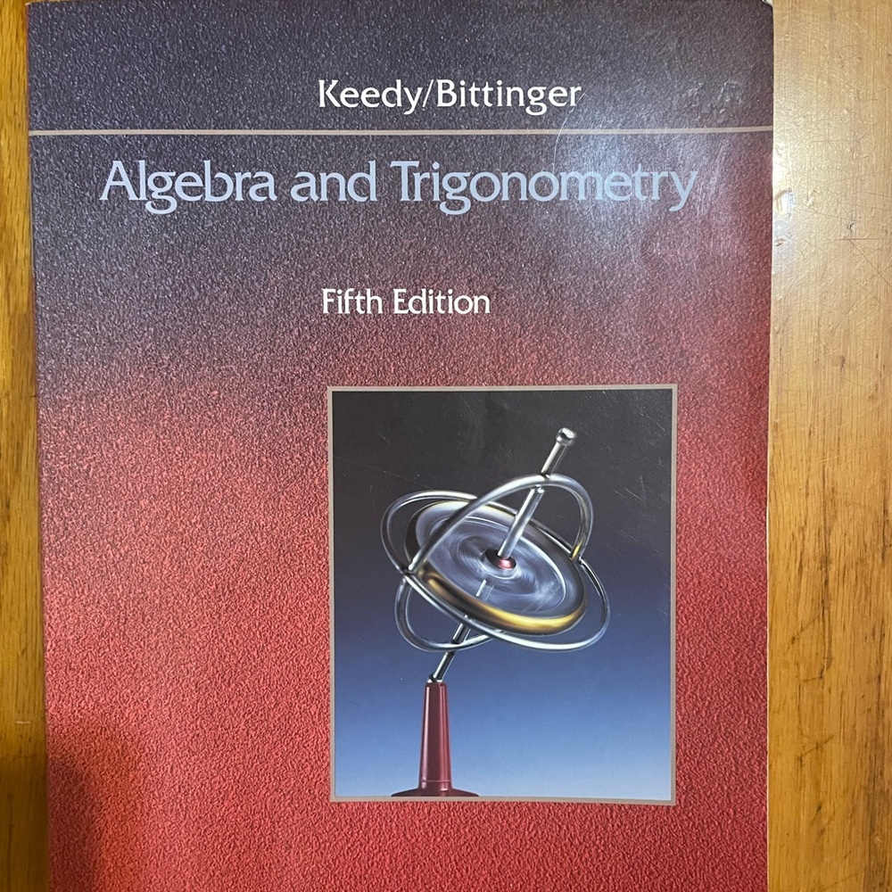 Algebra and Trigonometry Fifth Edition - Red Cover